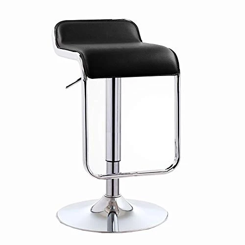 WHOJA Sgabelli da Bar semplicità Moderna Sedia da Bar Elevando rotativo Mobili da Bar Cuscino PU Cornice Metallica Peso de...