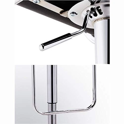 WHOJA Sgabelli da Bar semplicità Moderna Sedia da Bar Elevando rotativo Mobili da Bar Cuscino PU Cornice Metallica Peso de...