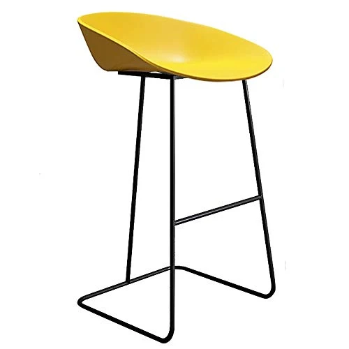 WHOJA Sgabelli da Bar semplicità Moderna Sedie da Bar Ferro battuto Sgabello Alto da caffè Cucina per la casa Sedia per la...