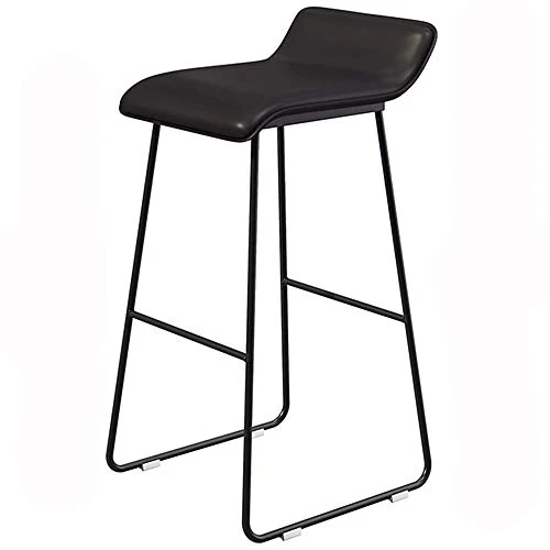 WHOJA Sgabelli da Bar semplicità Moderna Sgabello Alto PU Pelle Artificiale Sedile da Cucina Sedia per la Colazione Gambe...