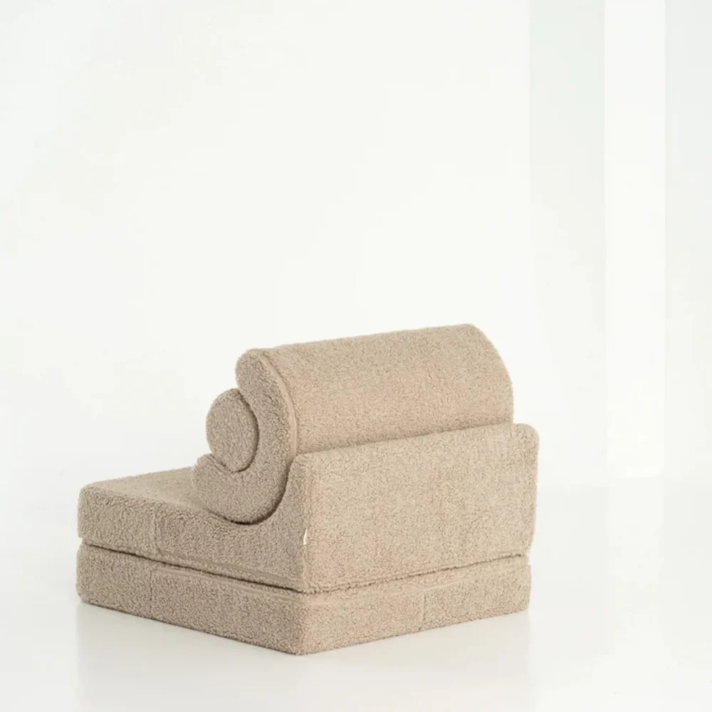 Wigiwama Baby pouf multifunzionale Flipster Biscuit