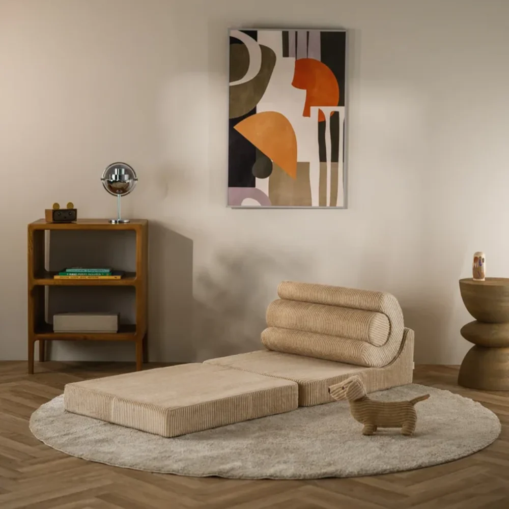 Wigiwama Baby pouf multifunzionale Flipster Brown Sugar