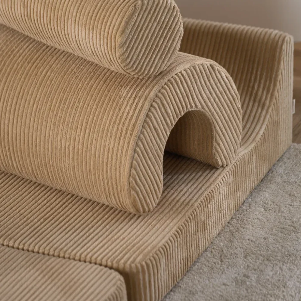 Wigiwama Baby pouf multifunzionale Flipster Brown Sugar