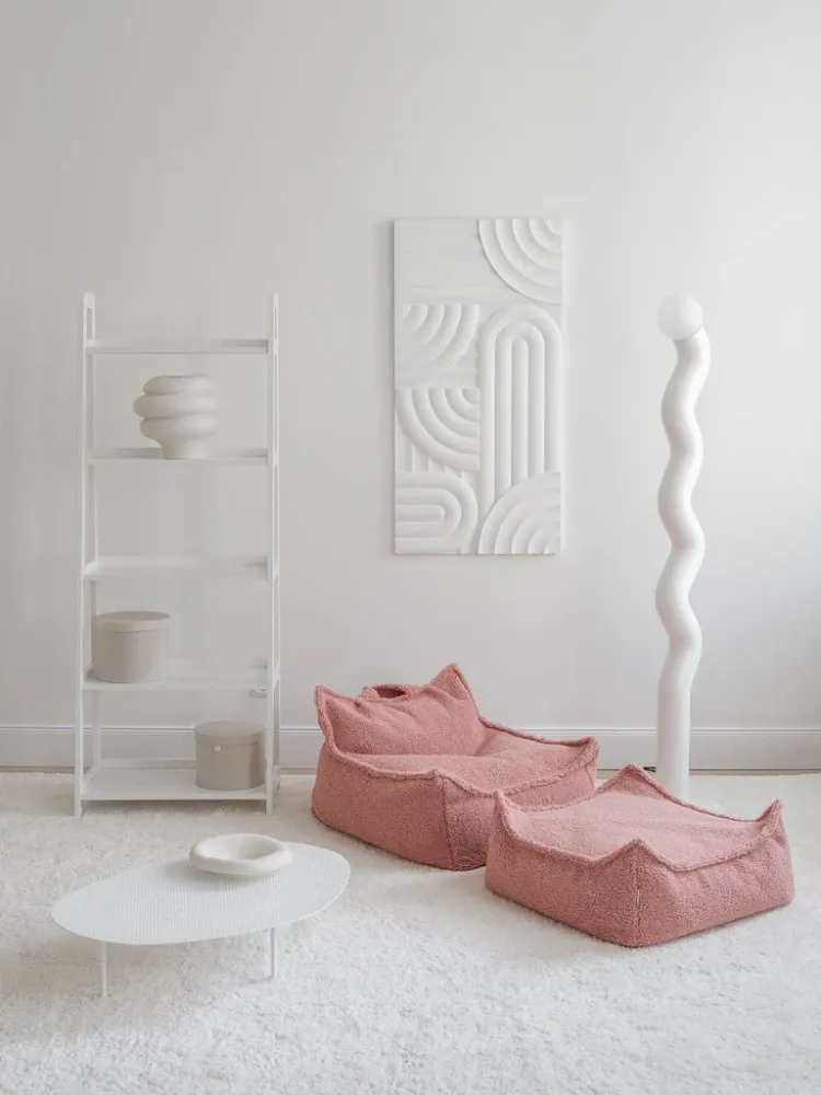 Wigiwama Guave Pink Teddy - Beanbag Chair