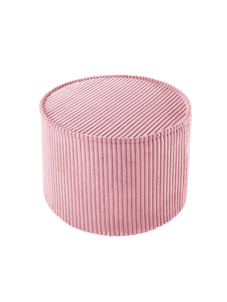Wigiwama - Ottoman rotondo - Mousse rosa