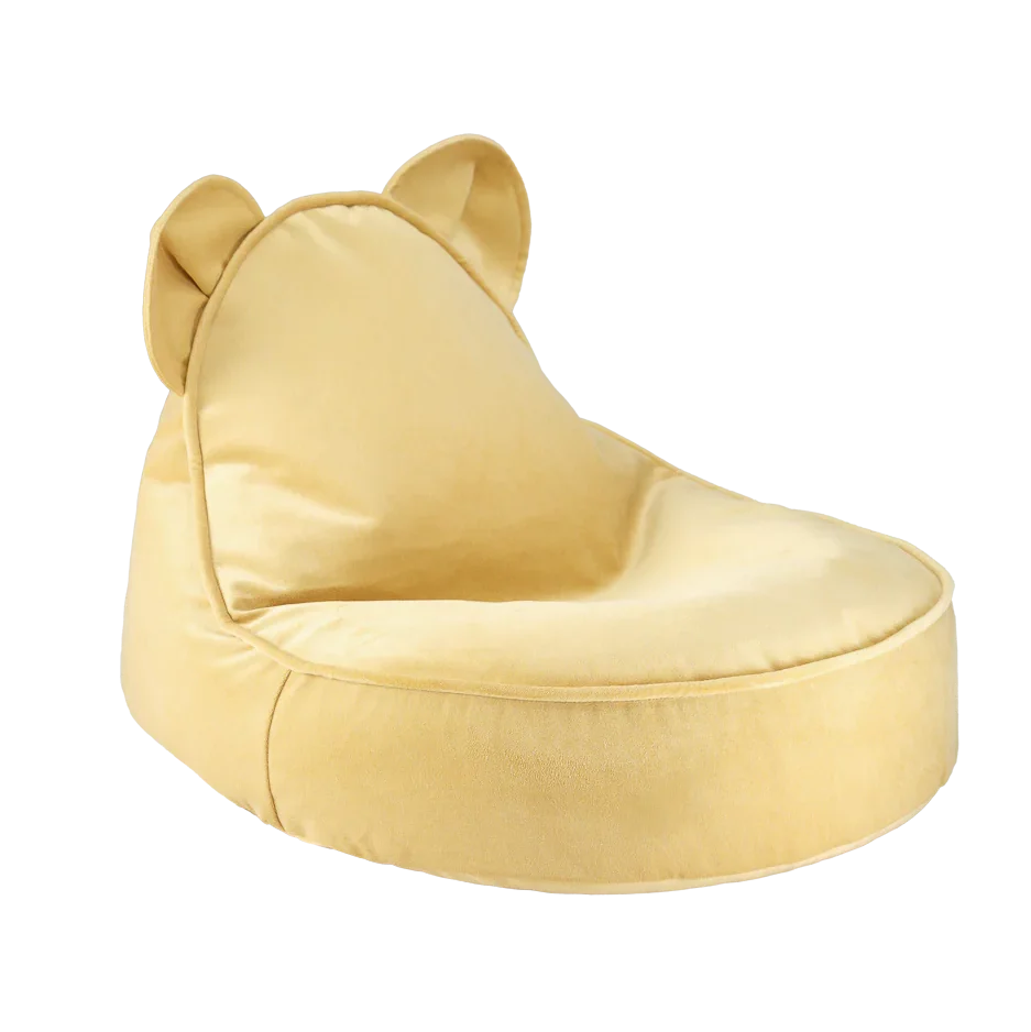 Wigiwama Pouf per bambini Orso al caramello salato