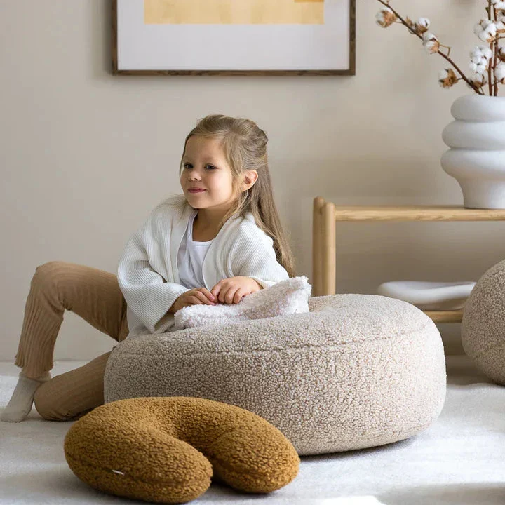 Wigiwama Pouf per bambini Ottoman Biscuit