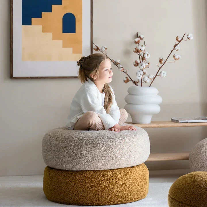 Wigiwama Pouf per bambini Ottomana acero