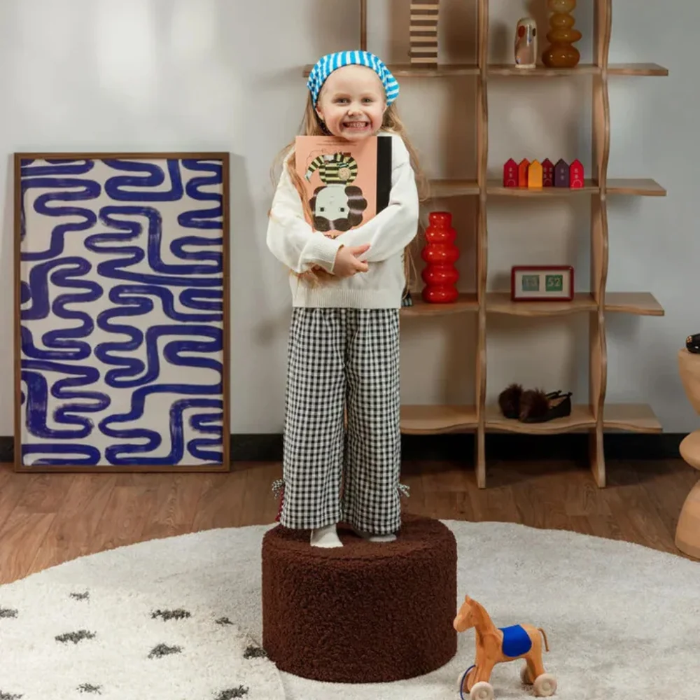 Wigiwama Pouf per bambini Pouf caldo Hazel