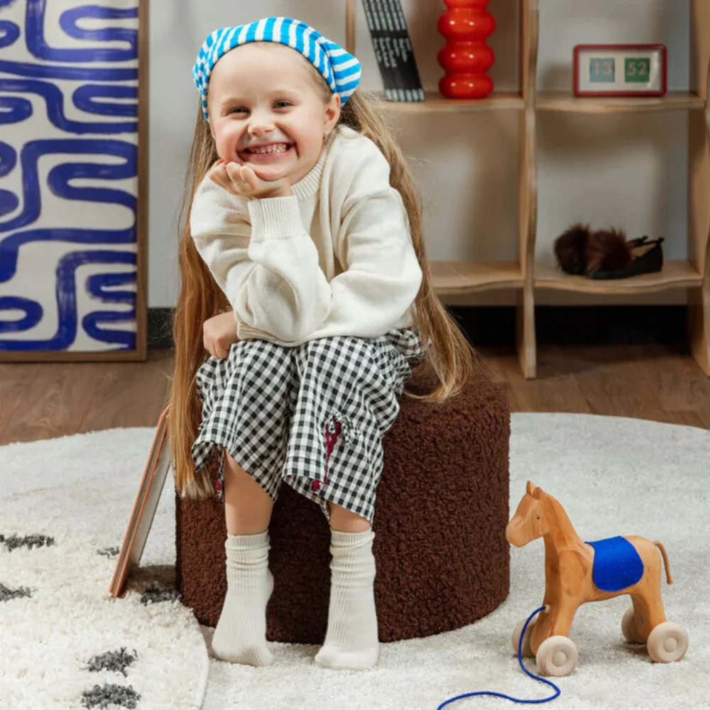 Wigiwama Pouf per bambini Pouf caldo Hazel