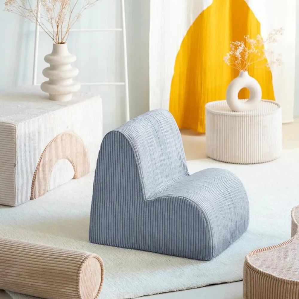 Wigiwama Sedia per bambini Blueberry Blue Cloud