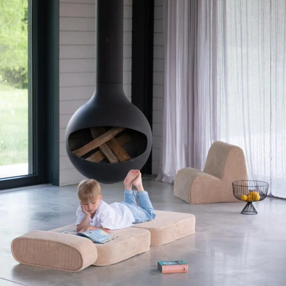 Wigiwama Sedia per bambini Brown Sugar Cloud
