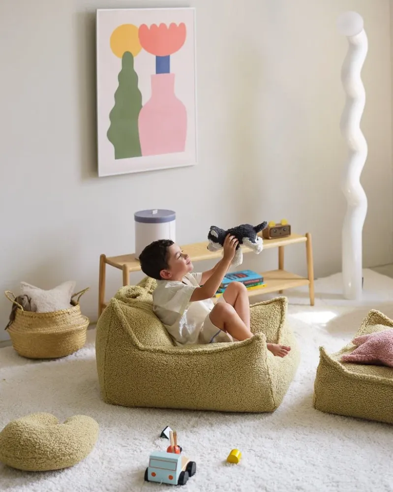 Wigiwama - Teddy Matcha Beanbag