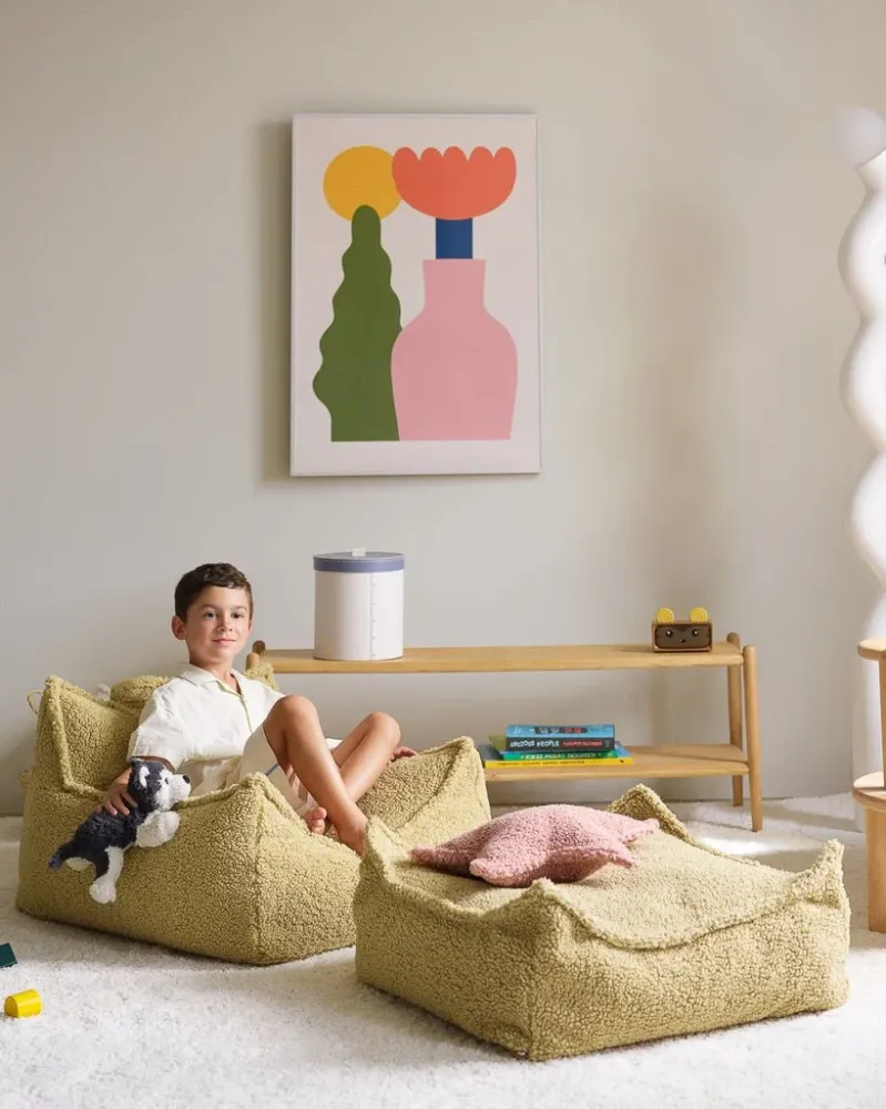 Wigiwama - Teddy Matcha Beanbag