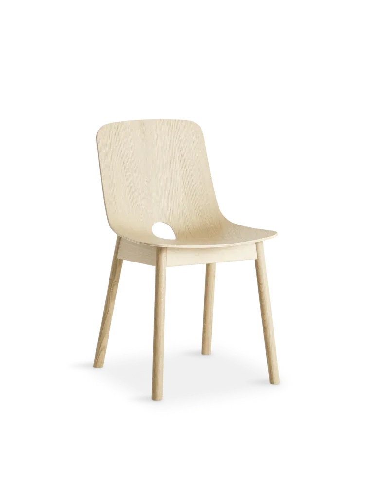 SEDIA DA PRANZO MONO - ROVERE PIGMENTATO BIANCO WOUD