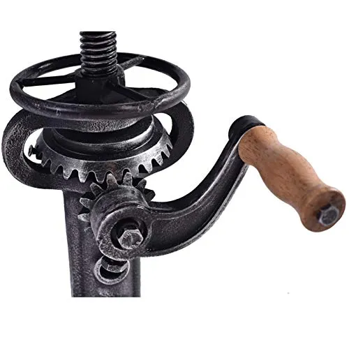 WYB Sgabello da Bar Stile Industriale Sgabello Regolabile Barre Rotante Regolabile Sgabello Naturale Pino Naturale Cucina...