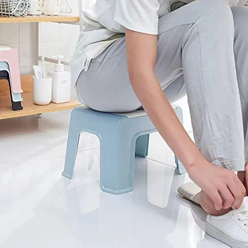 WYB Sgabello plastica, Sgabello Piccolo e Antiscivolo Piccolo e Leggero, poggiapiedi Portatile One-Step, Adatto per Cucina...