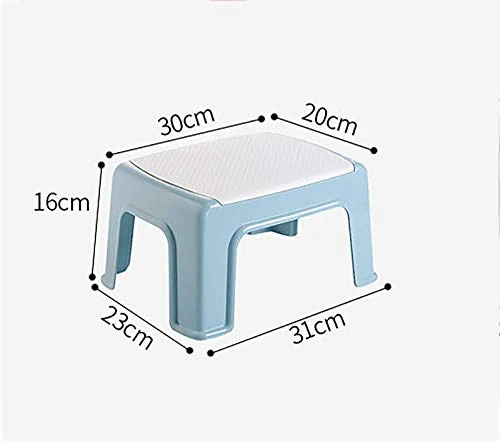 WYB Sgabello plastica, Sgabello Piccolo e Antiscivolo Piccolo e Leggero, poggiapiedi Portatile One-Step, Adatto per Cucina...