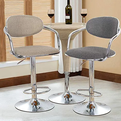 Wzqwzj Contatore Sedia, Sgabello Girevole, Regolabile Altezza sedie da Bar, per la Cucina contatore Bar Restaurant Cafe Te...