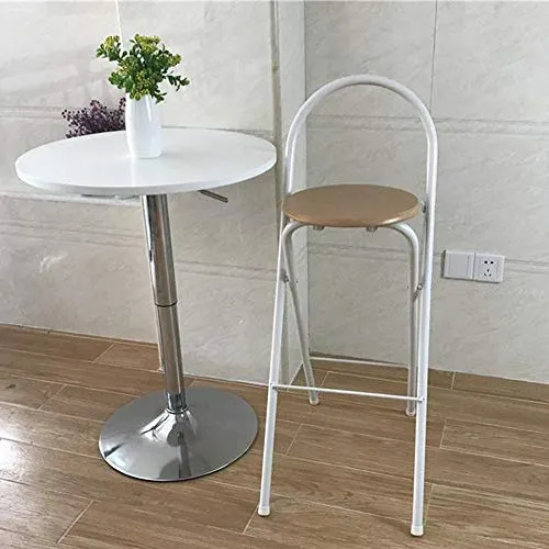 WZYX Sgabello Alto Sgabello da Bar Pieghevole Sedia da Cucina Pieghevoli Sedie da Bar Reception Sedia Altezza 60/65/70/75 Cm