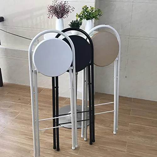 WZYX Sgabello Alto Sgabello da Bar Pieghevole Sedia da Cucina Pieghevoli Sedie da Bar Reception Sedia Altezza 60/65/70/75 Cm