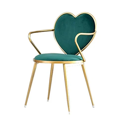 X.Home.Bar stool Bracciolo Sedia Trucco, Camera Indoor Dressing Sgabello Trucco Sedia Ristorante Colazione Sedia Coffee Sh...