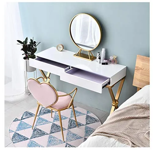 X.Home.Bar stool Bracciolo Sedia Trucco, Camera Indoor Dressing Sgabello Trucco Sedia Ristorante Colazione Sedia Coffee Sh...