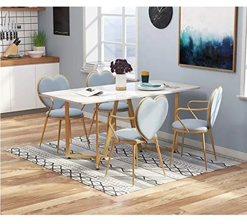 X.Home.Bar stool Bracciolo Sedia Trucco, Camera Indoor Dressing Sgabello Trucco Sedia Ristorante Colazione Sedia Coffee Sh...