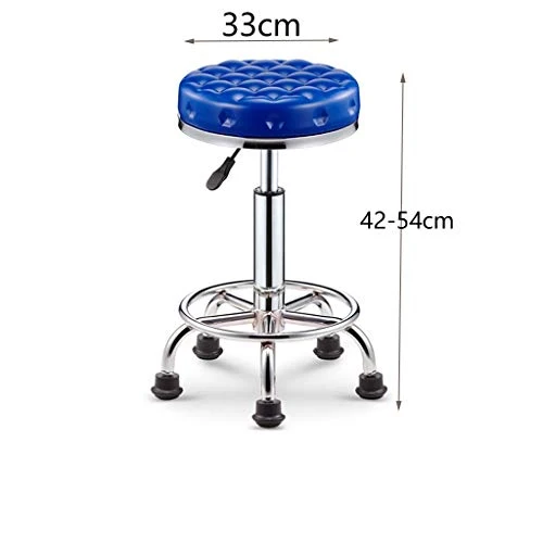 X.Home.Bar stool XZGang Sgabelli Decorativo, Finta Pelle Altezza Regolabile Girevole Sedia da Ufficio Salone Soggiorno Cam...