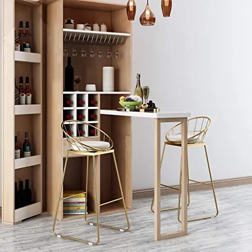 XZGang Ferro battuto Bar Sedie, Dessert Negozio Negozio di Abbigliamento Sdraio Home Bar Decorativi mobili Sedia da Giardi...