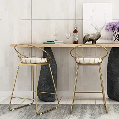 XZGang Ferro battuto Bar Sedie, Dessert Negozio Negozio di Abbigliamento Sdraio Home Bar Decorativi mobili Sedia da Giardi...