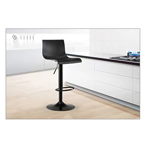 XZGang Nero/Bianco sgabelli da Bar, Solida Durevole Cucina Sgabello Sgabello Mobili la casa Prima Colazione Bar Stool con...