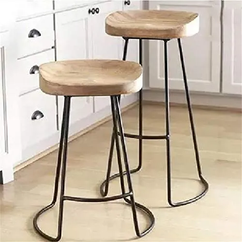 XZGang Sgabello alto ferro Sedia il tempo libero Studio la casa Camera da letto Sedia Sedia computer Sedia da pranzo Sgabe...