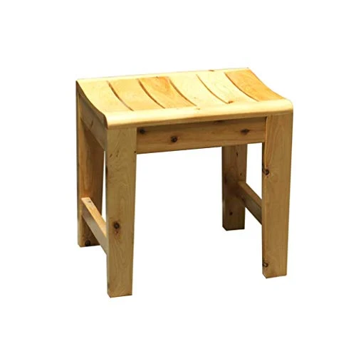 XD Sgabello da Bagno Cedar Bagno Sgabello Sgabello Legno Antisettico Impermeabile Sgabello da Doccia poggiapiedi Sgabello...