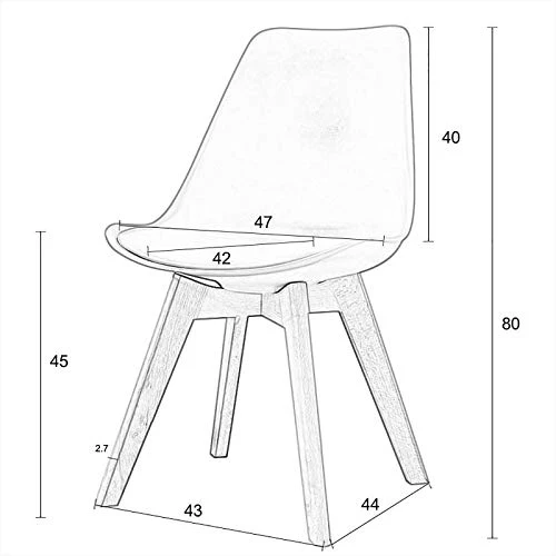 XIAOQIAO Sedie da Pranzo Sgabelli da Bar da Bancone, con Schienale Ergonomico e Intimo e Cuscino Morbido e Confortevole, p...
