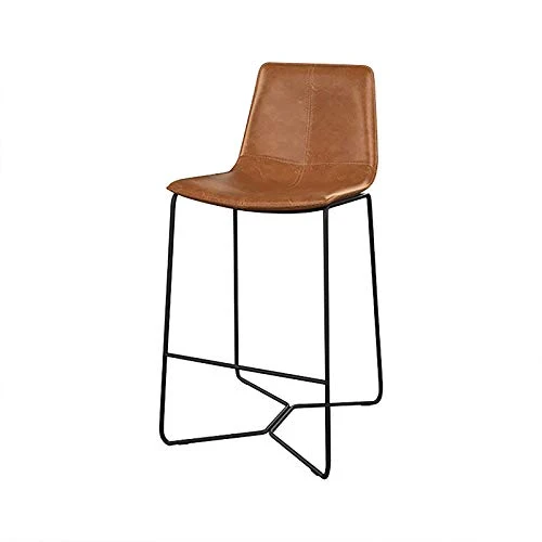 XIAOQIAO Sgabelli da Bar, seggioloni ad Altezza Fissa, sedie da Bar Alte con Schienale, Design dello Schienale Comodo ed e...