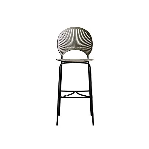 XIAOQIAO Sgabelli da Bar, sgabelli Alti ad Altezza Fissa 55 cm / 60 cm / 70 cm / 75 cm, con Schienale Grazioso e Confortev...