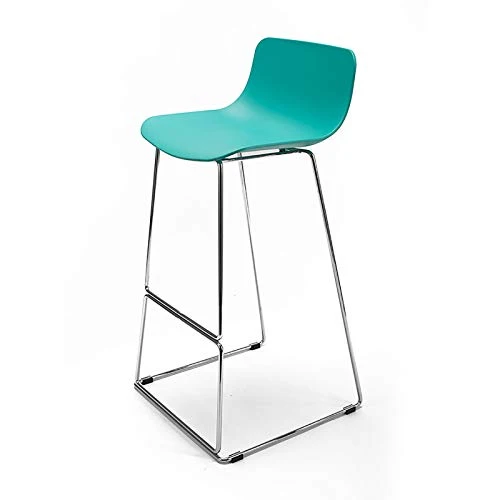 XIAOQIAO Sgabelli da Bar, sgabelli Alti 76 cm ad Altezza Fissa, Materiali PP rispettosi dell'ambiente e Gambe durevoli Met...