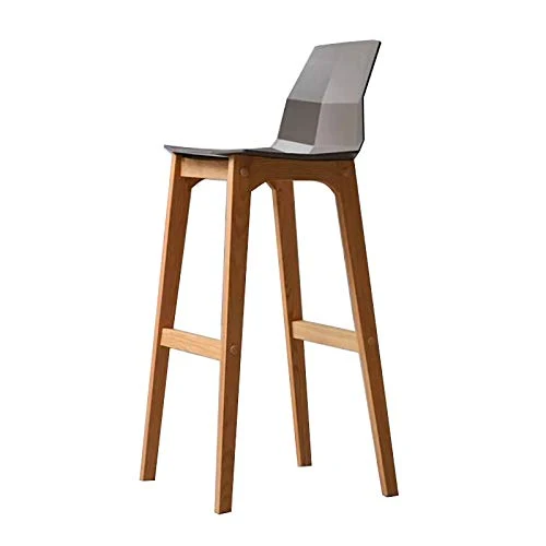 XIAOQIAO Sgabelli da Bar, sgabelli Alti ad Altezza Fissa 79 cm, Materiali PP rispettosi dell'ambiente e Gambe durevoli Leg...