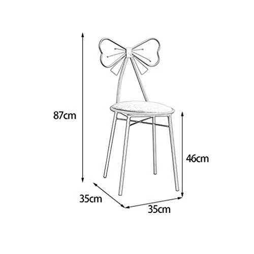 Sedia per il trucco, panno per la casa Sedia decorativa soggiorno chaise longue Camera da letto delle ragazze Sgabello da...