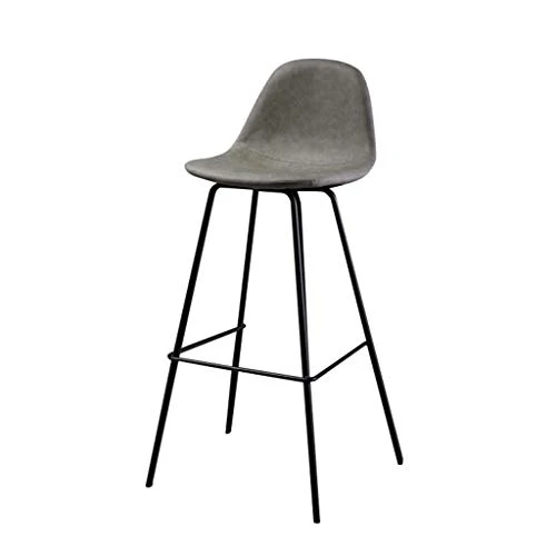 Sgabello da bar, con schienale Metallo Bracket Lounge Chair Bar Sgabello Casa Bella durevole Seggiolone Cucine Sgabelli da...