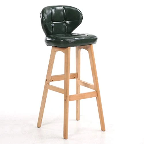 XIN CHANG LWH Sgabelli da Bar, Vintage Rustic Kitchen Lounge Chair Morbido e Confortevole la Colazione Sgabello da Bar (Co...