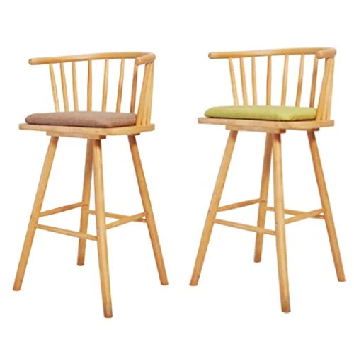 XIN CHANG LWH Sgabelli Legno Alto, Sedia Barre Sedia Comoda Cornice Legno Sedia da Pranzo Sedia da caffè Sedia Sedile Alte...