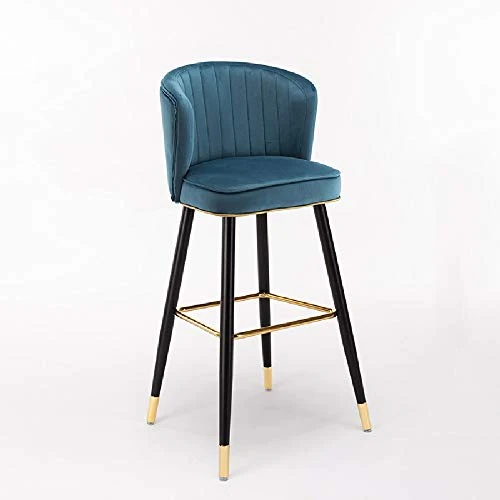 XJ Jia Xing Bar Stool, Luce Simple Home Schienale Ferro battuto seggiolone Bar Stool Fashion Bar Stool Sgabello Alto (6 Co...