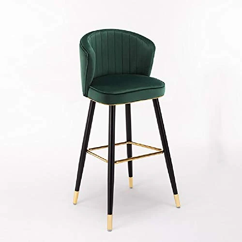 XJ Jia Xing Bar Stool, Luce Simple Home Schienale Ferro battuto seggiolone Bar Stool Fashion Bar Stool Sgabello Alto (6 Co...