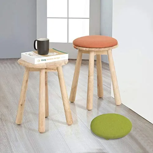 XJJZS Sgabello, Cuscino Rotondo Sgabello Bar Copertina Imbottita, Sgabelli, Super Comodo alleviare la Pressione