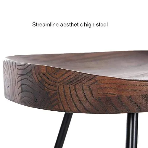 YAYYZ Sedia Legno-Sgabello Pieghevole con Sedile Legno, Sedia Pieghevole Leggera Portatile, Sgabello Pieghevole con Piano...