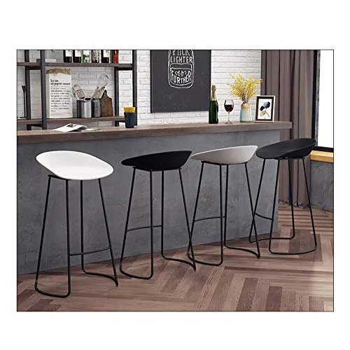 YDD Sedia da Bar alla Moda Semplice Ferro battuto La Reception del caffè Casual Non può Sollevare Sette Colori Sgabello Al...
