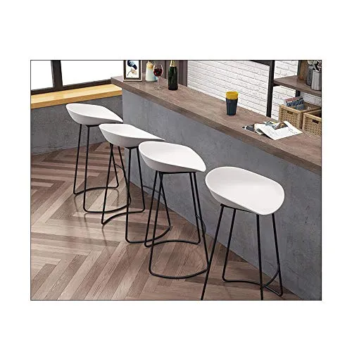 YDD Sedia da Bar alla Moda Semplice Ferro battuto La Reception del caffè Casual Non può Sollevare Sette Colori Sgabello Al...