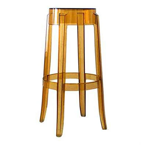YDD Seggiolone Casual alla Moda, Design Monopezzo, Sedia plastica Spessa Trasparente, Ristorante per la casa, Bar per Il T...
